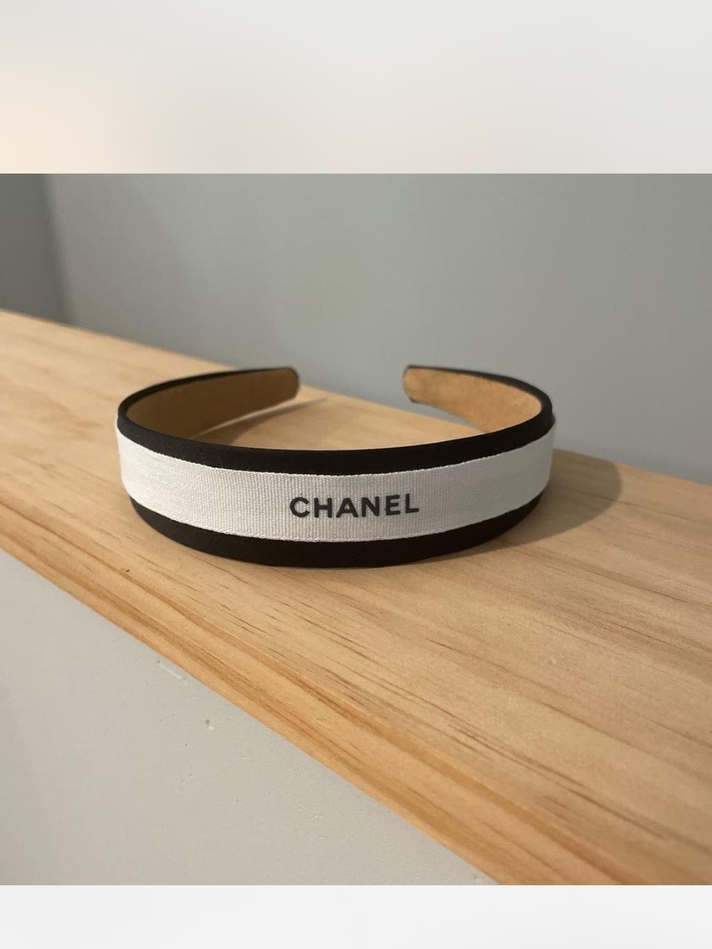 UPCYCLED - handmade using AUTHENTIC CHANEL ribbon